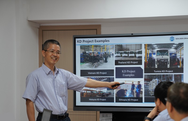 开班！金旅为非洲国家进行电动汽车技术培训