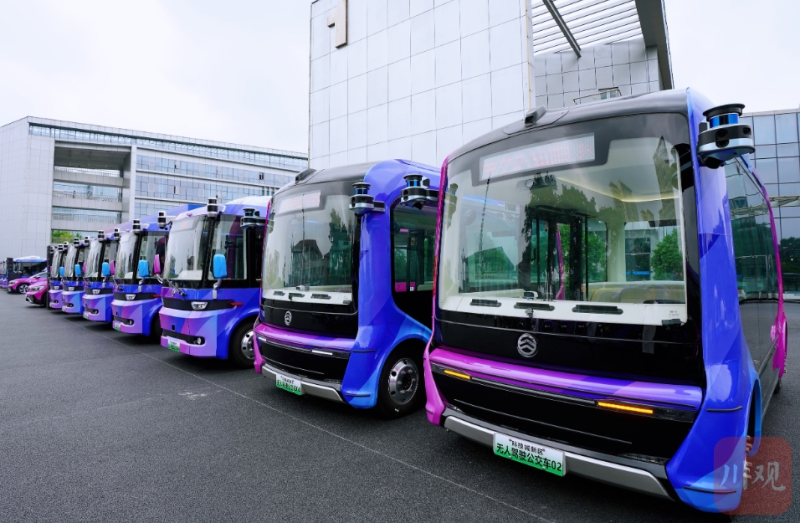 金旅助力，四川绵阳首批无人驾驶公交免费坐！