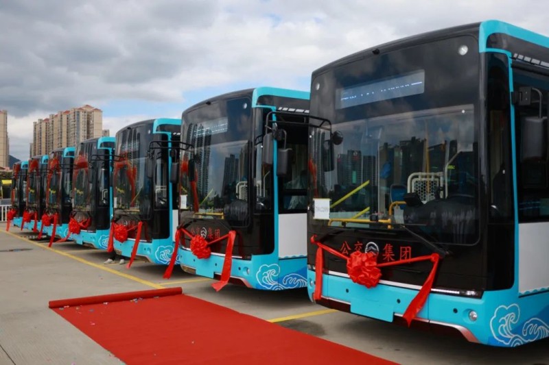 献礼国庆，金旅客车纯电动公交车批量交付莆田公交