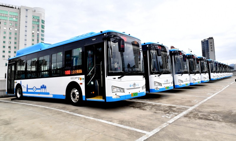 超400辆金旅纯电动公交车陆续投用  福州绿色公交“链”万家